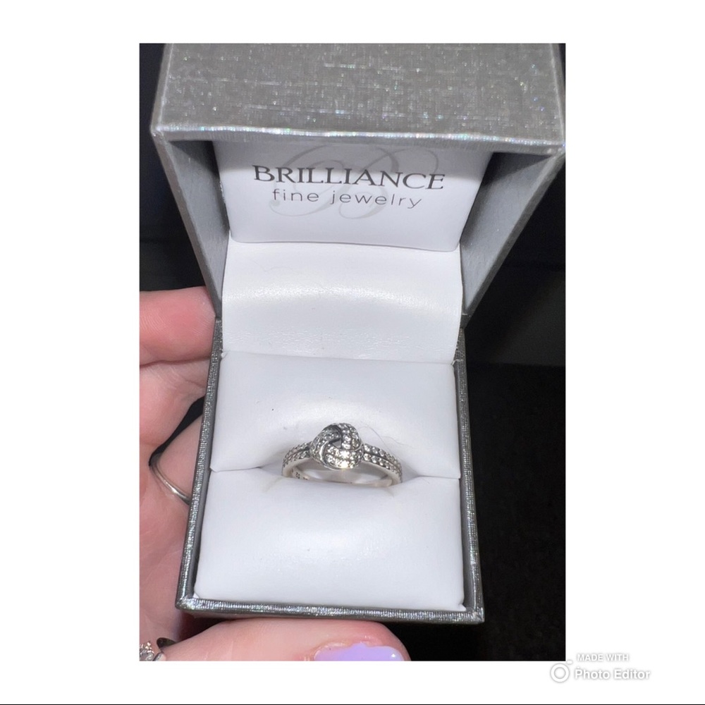 Pandora Sparkling Love Knot Ring